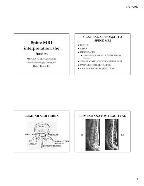 cervical spine mri results interpretation|GENERAL APPROACH TO Spine MRI SPINE MRI interpretation: .